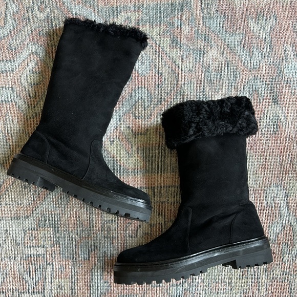 Black Suede Studio Dixie Boots - Picture 2 of 9